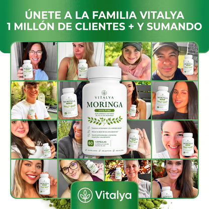 VITALYA™ Moringa — 60 Cápsulas | Energía, Bienestar Articular y Defensas